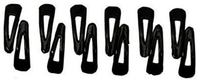 

shiviksha Tic tac hair clips twelve Tic Tac Clip(Black)