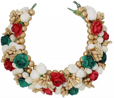 

Prime Artificial Gajra For Bharatnatyam, South Indian Flowers Bridal Gajra Bun(Multicolor)