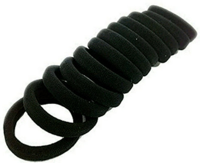 

shiviksha Hair rubber band pack of 12 Rubber Band(Black)