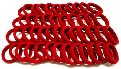 

shiviksha Hair rubber band pack of fifty Rubber Band(Red)