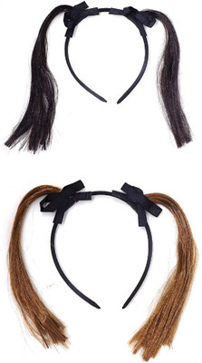 

EKAN Hair Band, Headband For Girls Return Gift Head Band(Black, Brown)