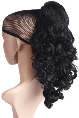 

Haveream Jet black claw pony tail clutcher curly Hair Extension