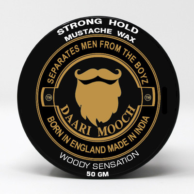 

Daarimooch woody sensation strong hold mustache wax Beard Cream(50 g)