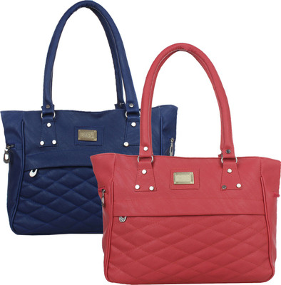 

Fillin Cart Hand-held Bag(Pink, Blue), Blue;pink