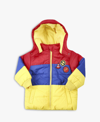

PINK & BLUE by fbb Full Sleeve Solid Baby Boys Jacket, Yellow