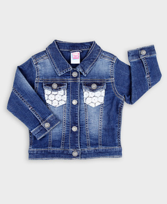 

PINK & BLUE by fbb Full Sleeve Self Design Baby Boys Jacket, Indigo