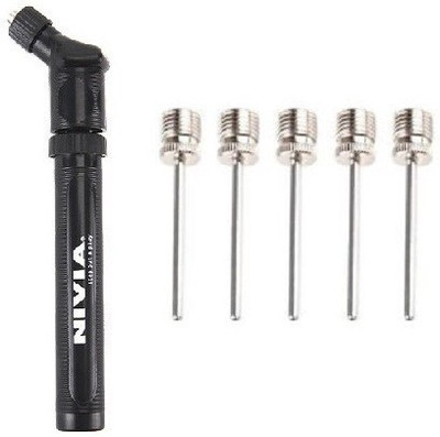 

Nivia Combo of Two, One 'Double Action' Pump and Pack of 5 Needle- Football Kit
