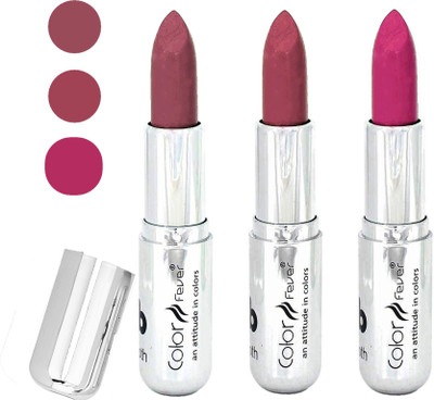 

Color Fever creamy matte non transfar lipstick for ladies(copper-pink-pink, 12 g)