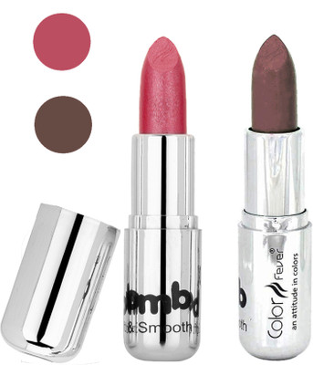 

Color Fever Long last soft shine lipstick A103(pink-brown, 8 g)