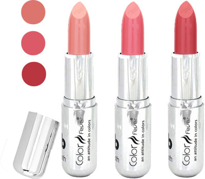 

Color Fever water proof long lasting creamy matte lipstick(nude-peach-peach, 12 g)