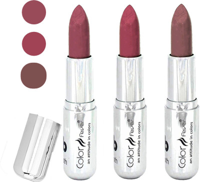 

Color Fever creamy matte non transfar lipstick for ladies(copper-pink-chocolate, 12 g)
