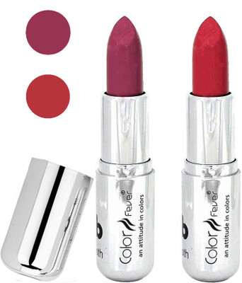 

Color Fever Long last soft shine lipstick A121(plum-red, 8 g)