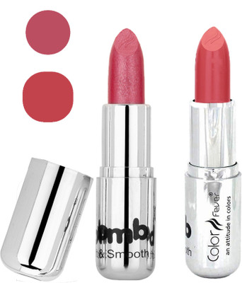 

Color Fever Long last soft shine lipstick A117(pink-peach, 8 g)