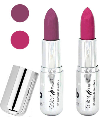 

Color Fever Long last soft shine lipstick A53(light purple-plum, 8 g)