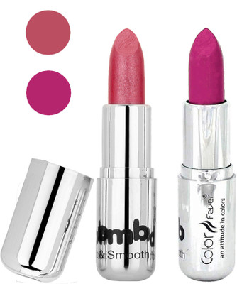 

Color Fever Long last soft shine lipstick A113(pink-dark purple, 8 g)