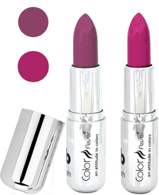 

Color Fever Long last soft shine lipstick A59(light purple-dark purple, 8 g)