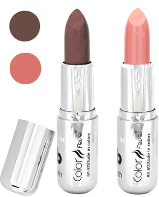 

Color Fever Long last soft shine lipstick A159(brown-nude, 8 g)