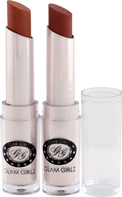 

Glam Girlz Matte Lipstick-Combo(19&26)(coffee nude, brown)