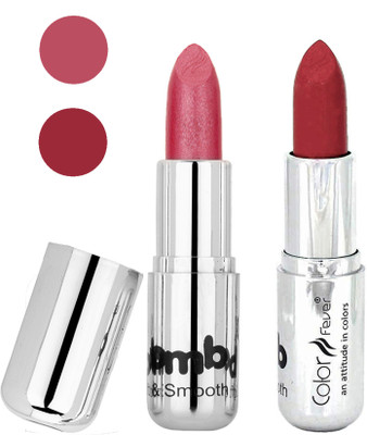 Color Fever Long last soft shine lipstick A110(pink-dark red, 8 g)