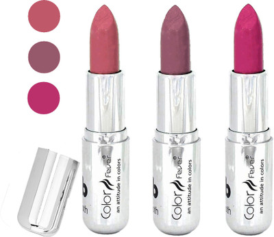 

Color Fever water proof long lasting creamy matte lipstick(nude-plum-pink, 12 g)