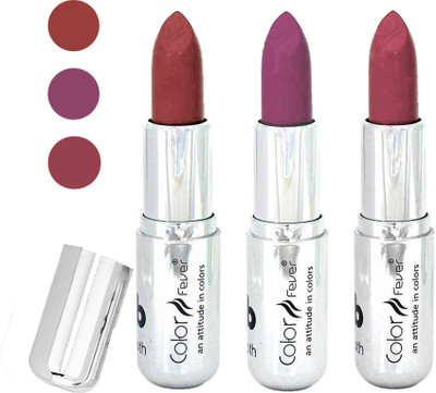 

Color Fever creamy matte non transfar lipstick for ladies(mauve-light purple-pink, 12 g)