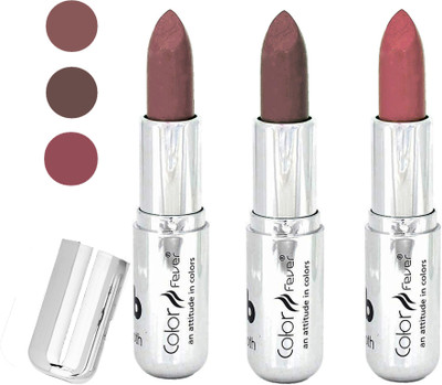 

Color Fever water proof long lasting creamy matte lipstick(chocolate-brown-mauve, 12 g)