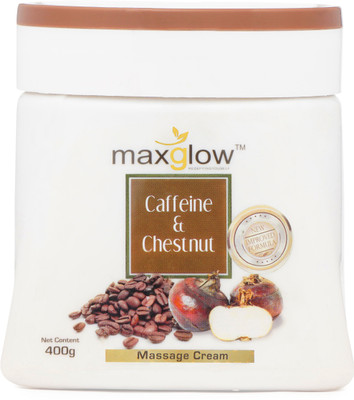 

MAXGLOW CAFFEINE & CHESTNUT MASSAGE CREAM - 400 GM(400 g)