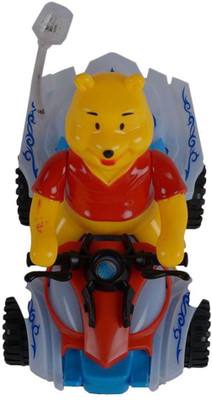 

J K INTERNATIONAL Motorcycle Pooh Musical Toy(Multicolor)