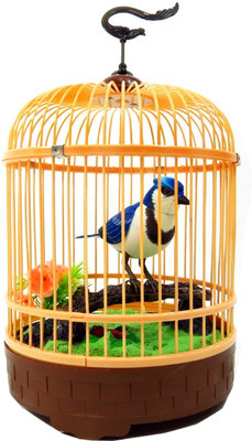 

SAISAN Electric Beautiful Bird Toy Animal Model Sound Voice Bird Baby Kids Toy Gift(Multicolor)