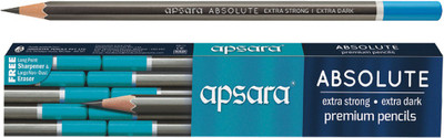 

Apsara Absolute Premium Pencils Pencil(Set of 10, Black)