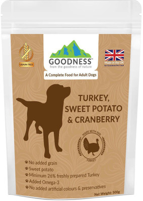 

Goodness GoodnessTP04 Turkey 500 g Dry Dog Food