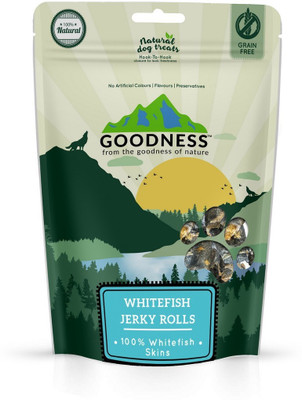 

Goodness Grain free Dog treat Fish 50 g Dry Dog Food
