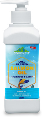 

Goodness Cold pressed Salmon oil Salmon 250 ml Wet Dog & Cat Food