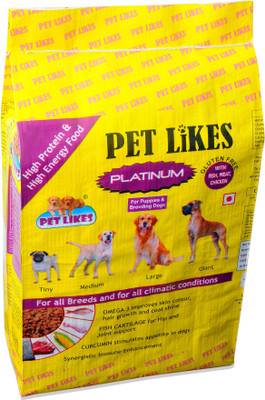 

PET LIKES Pet Likes for Puppies & Breeding Dogs Chicken 10 kg Dry Dog Food