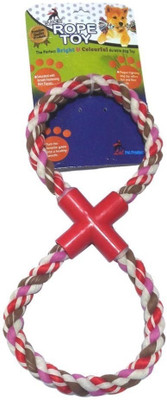 

Goofy Tails Double Ring Rope Dog Toy (Large) Cotton Tug Toy For Dog