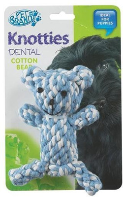 

Pet Brands Knotty Teady Bear Cotton Chew Toy For Dog