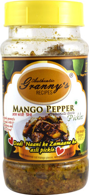 

Authentic Granny's Recipes Mango Pepper pickle in Sesame Oil Mango Pickle(250 g)