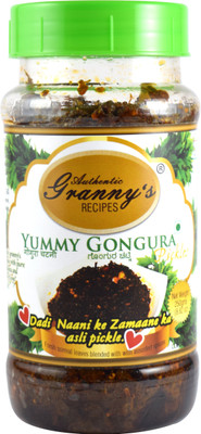 

Authentic Granny's Recipes Yummy Gongura pickle in Sesame Oil Gongura Pickle(250 g)