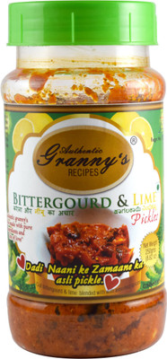 

Authentic Granny's Recipes Bittergourd & Lime Pickle Bitter Gourd, Lime Pickle(250 g)