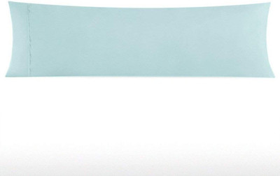 Jaipurlinen Microfibre Solid Sleeping Pillow Pack of 1(Sky Blue)