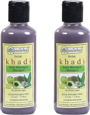 

Khadi Rishikesh Herbal Amla Bhringraj Shampoo(420 ml)