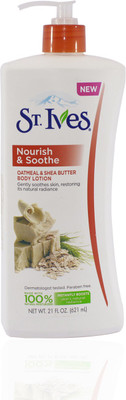 

St. Ives Nourish & Soothe Oatmeal & Shea Butter Body Lotion 621ml(621 ml)