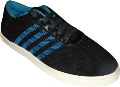 

GS Footwear Men Sneakers For Men(Black, Blue