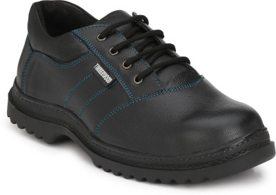 

Timberwood Genuine Leather Steel Toe Safety Shoe for Men Casuals For Men(Black