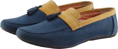 Smoky Loafers For Men(Tan, Blue ,)