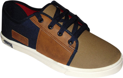 

GS Footwear Men Sneakers For Men(Blue, Khaki