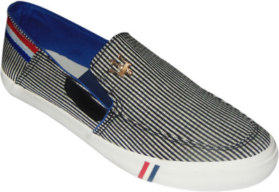 

GS Footwear Loafers For Men(Black, Black / blue