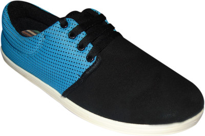 

GS Footwear Men Casuals For Men(Black, Blue