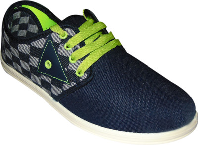 

GS Footwear Men Sneakers For Men(Blue, Green