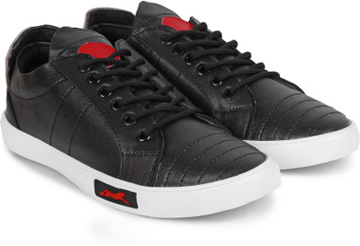 

BUWCH Black casual shoe for men Sneakers For Men(Black